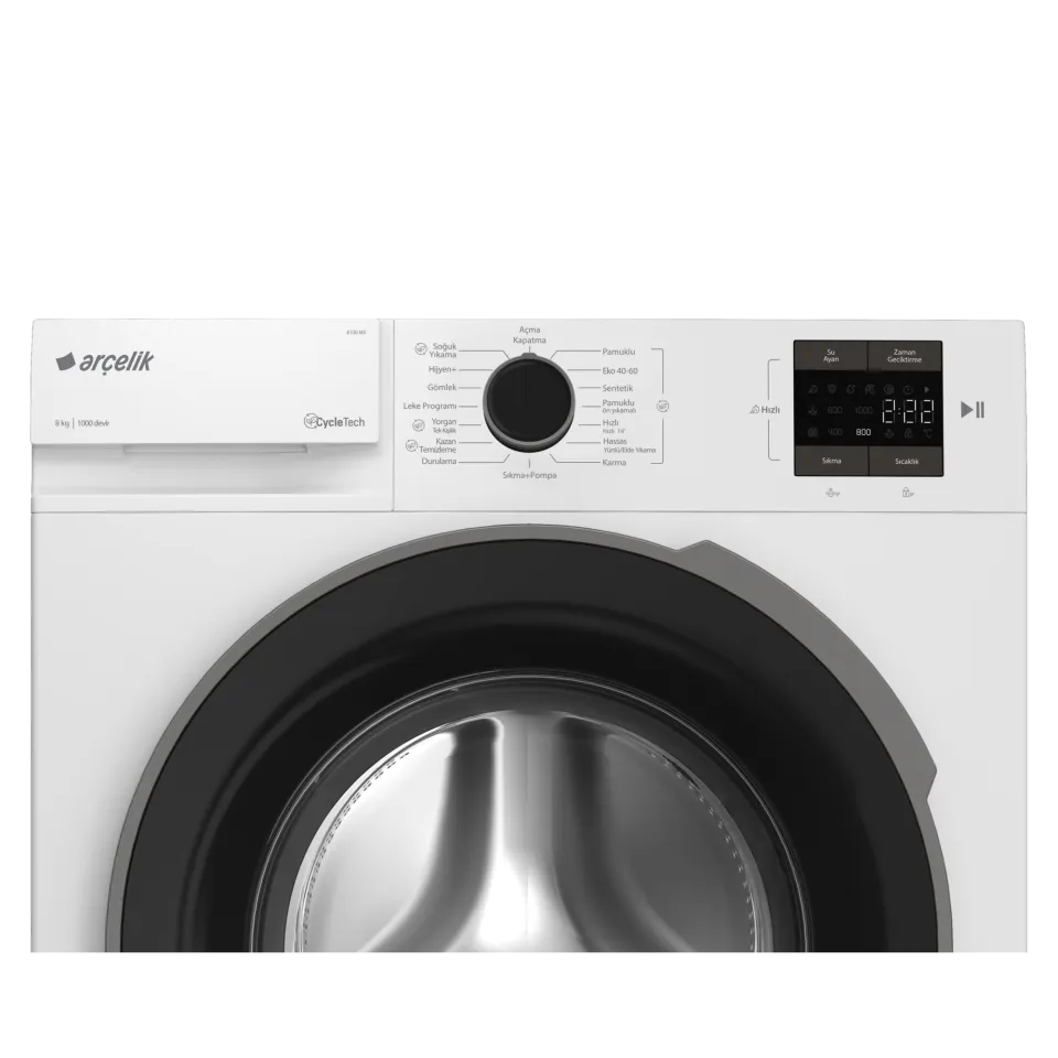 ARÇELİK 8100 MX 8 Kg Çamaşır Makinesi 457100000035
