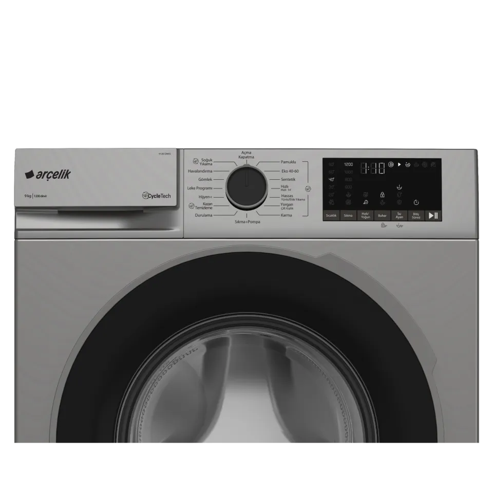 ARÇELİK 9120 DMXS 9 Kg Çamaşır Makinesi 457100000019