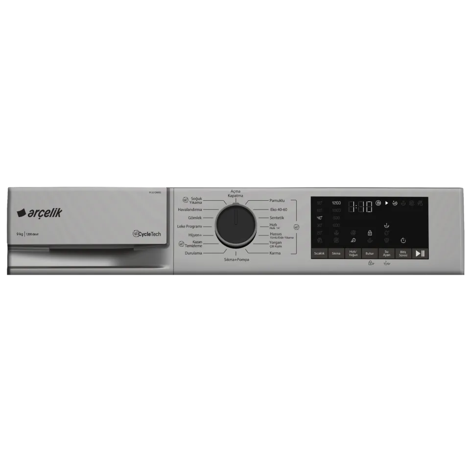 ARÇELİK 9120 DMXS 9 Kg Çamaşır Makinesi 457100000019