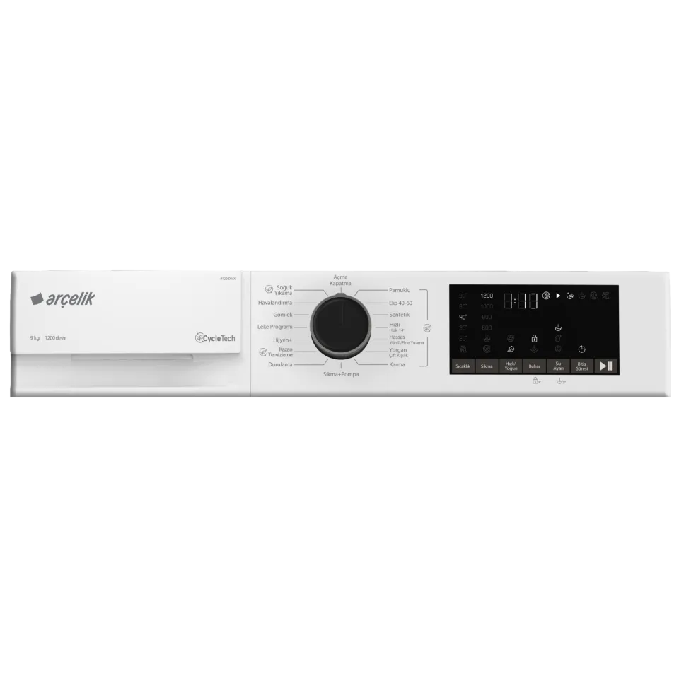 ARÇELİK 9120 DMX 9 Kg Çamaşır Makinesi 457100000020