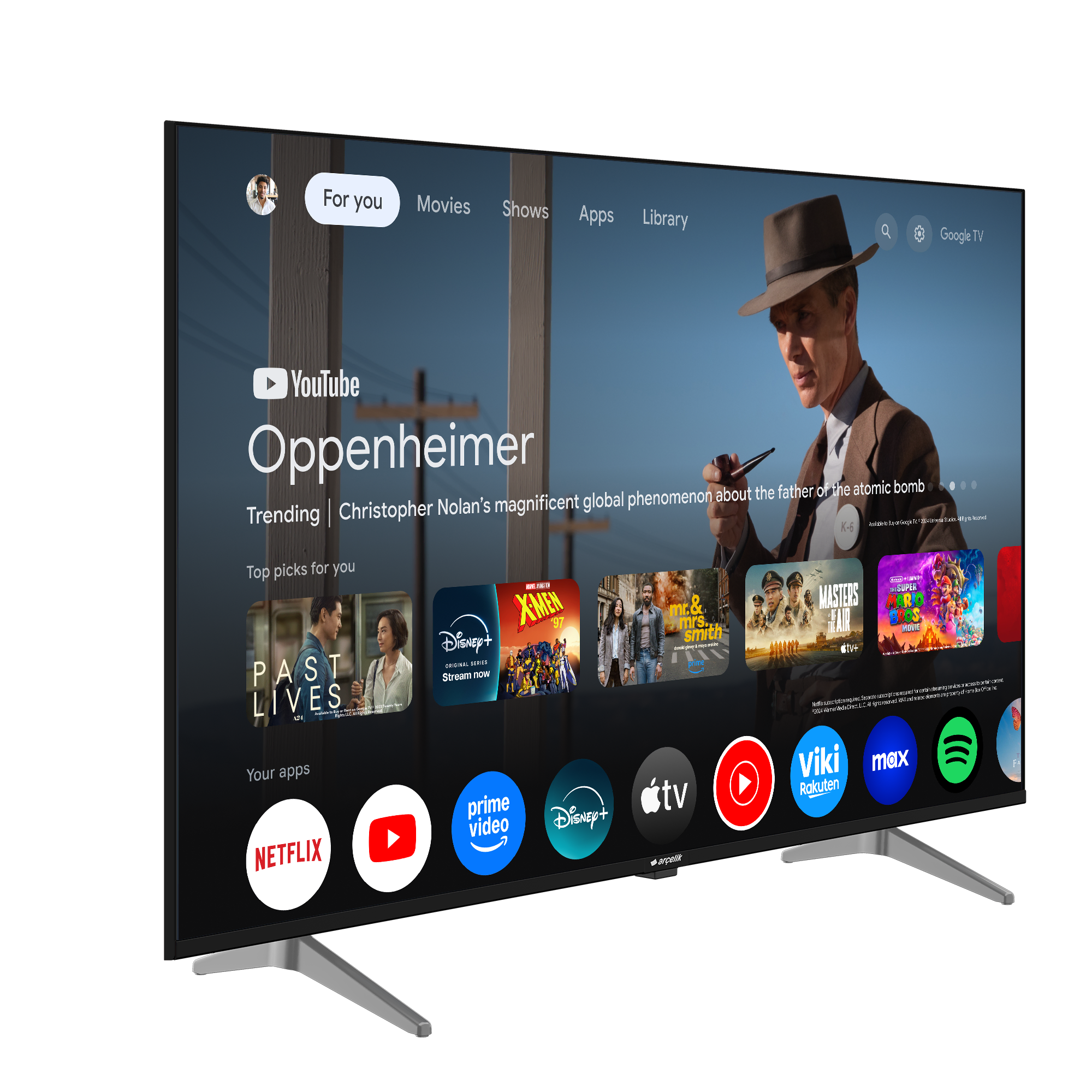 ARÇELİK A55 E 795 B Google TV EH7T00